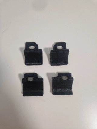 Silentblock para careta de moto (4 unidades)
