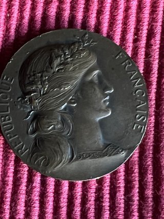 Medalla Antigua Bronce de Dupuis Dubois