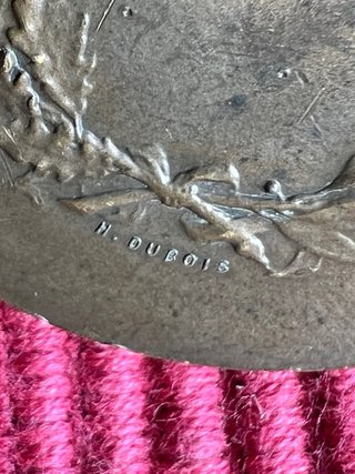 Medalla Antigua Bronce de Dupuis Dubois