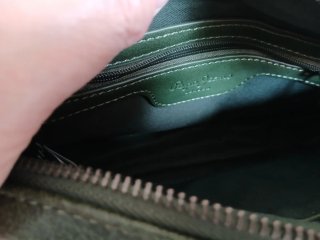 Bolso Pepe Jeans verde con tachuelas