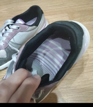 Zapatillas Pepe Jeans grises y rosas