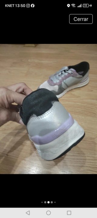 Zapatillas Pepe Jeans grises y rosas