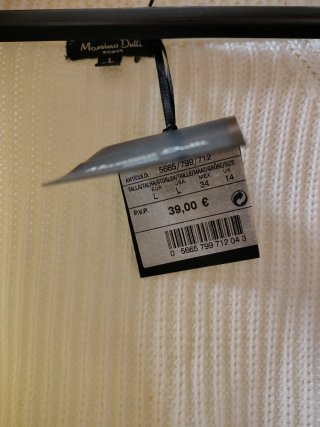 Jersey mujer Massimo Dutti beige talla L