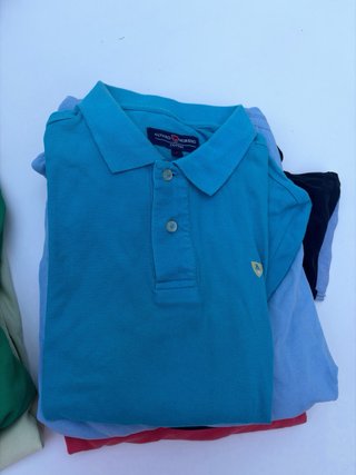 Lote 6 Polos Manga Corta Claudio Fassi Talla L