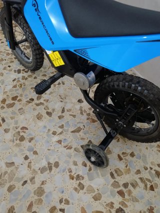 Moto Eléctrica Infantil EVERCROSS Azul
