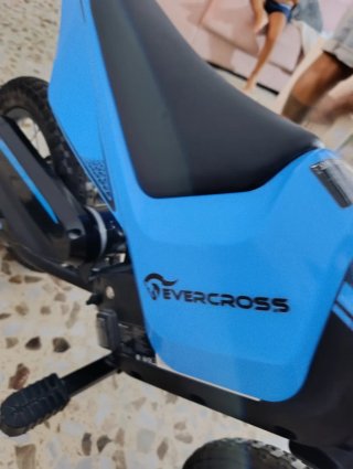 Moto Eléctrica Infantil EVERCROSS Azul