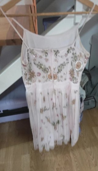 Vestido fiesta con cristales Swarovski