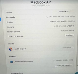 MacBook Air 13 2020 Oro Rosa