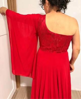 Vestido de fiesta rojo. Utilizado 1 vez.