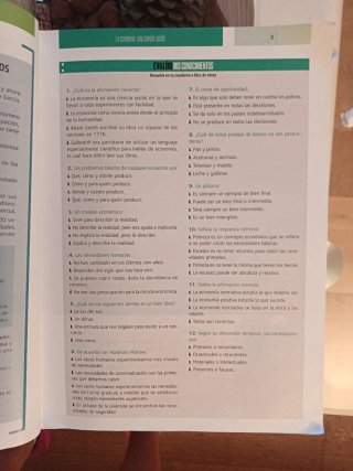 Economía. 1 Bachillerato