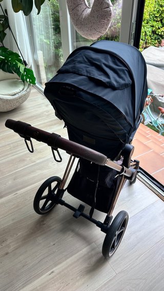 Cochecito Cybex Platinum (Negro y Dorado)