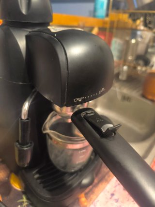 Cafetera Espresso Negra