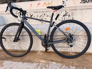 Bicicleta Van Rysel Mujer Gris RC 120 NEW WOMAN R