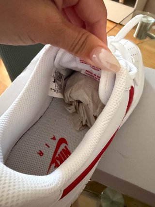 Nike Air Force 1 '07 Blanco/Rojo