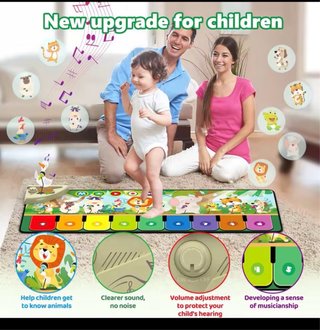 Alfombra Musical Piano para Bebé 1-3 Años,  Nueva