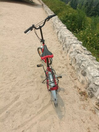 F-Park 20” plegable roja, muy buen estado