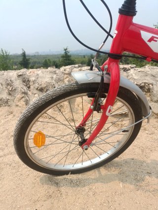F-Park 20” plegable roja, muy buen estado