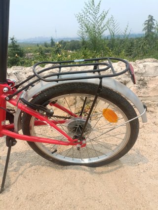 F-Park 20” plegable roja, muy buen estado
