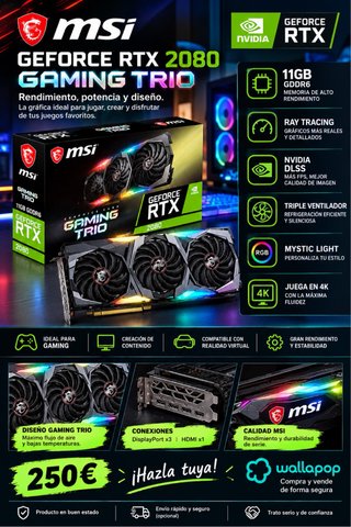Scheda grafica MSI RTX 2080 Ti Gaming Trio