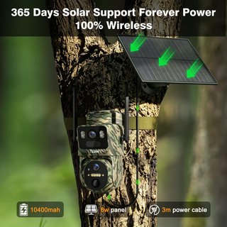 Cámara Vigilancia Solar 4G Izziel