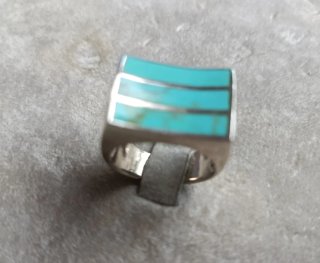 Sortija Plata Turquesa