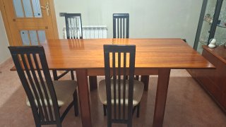 Mesa extensible +6 sillas URGE REBAJO A 150€ TODO