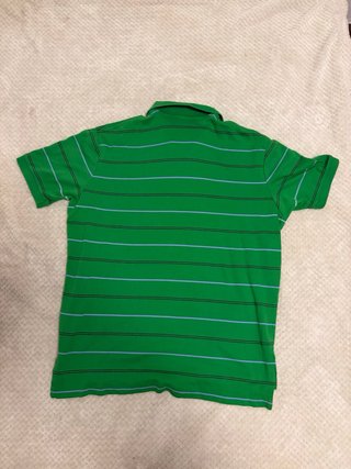 Polo Ralph Lauren Rayas Verde y Azul Talla L
