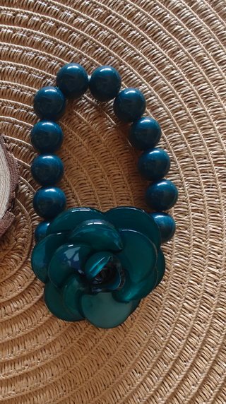 Conjunto Pulsera y Pendientes Verdes