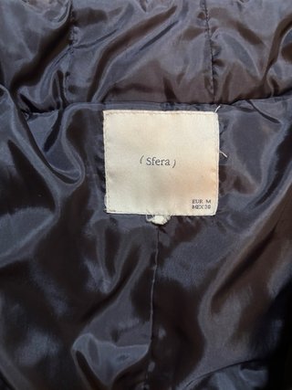 Abrigo negro talla M