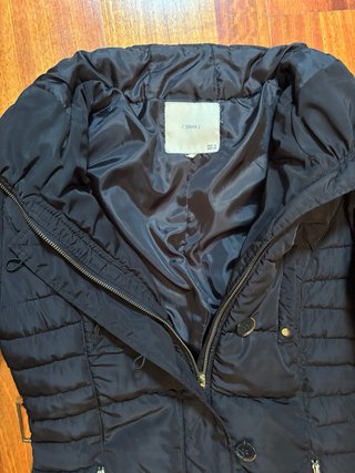Abrigo negro talla M