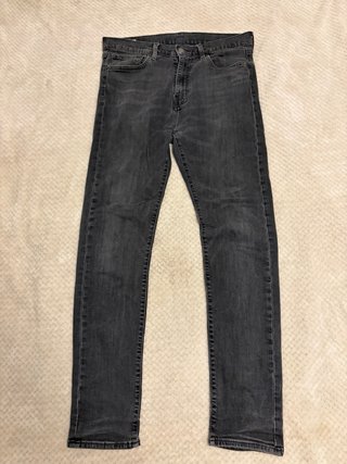 Levi's 510 Skinny Jeans W34 L32 Gris Oscuro