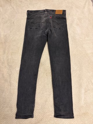 Levi's 510 Skinny Jeans W34 L32 Gris Oscuro