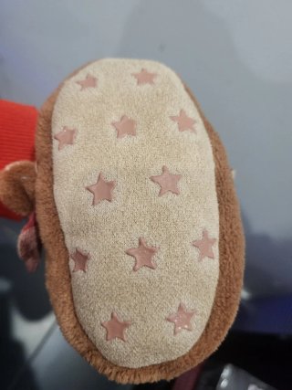 Pantufas Criança Renas Castanhas tamanho 20