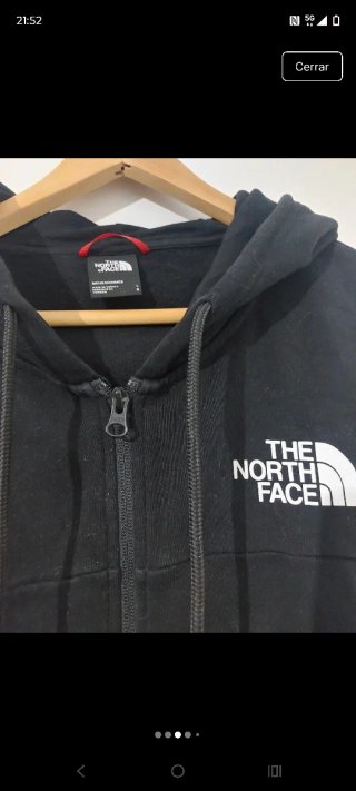 Sudadera con cremallera The North Face L Negra