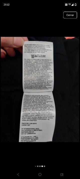 Sudadera con cremallera The North Face L Negra