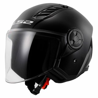 Casco Jet LS2 Talla M Negro