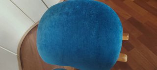Silla ergonómica postural azul