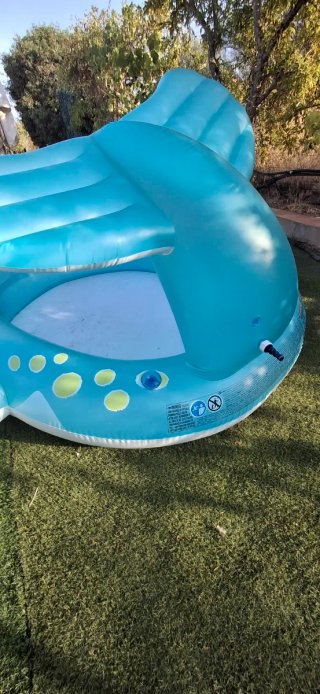 Piscina hinchable infantil ballena