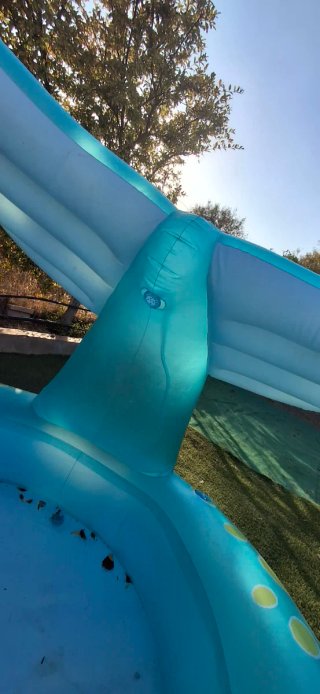 Piscina hinchable infantil ballena