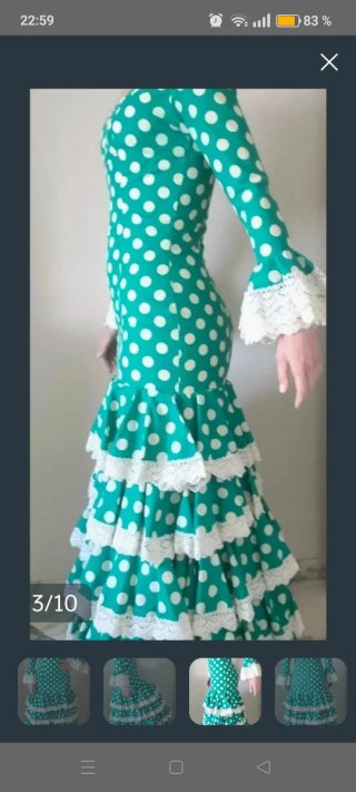 Traje de gitana con lunares