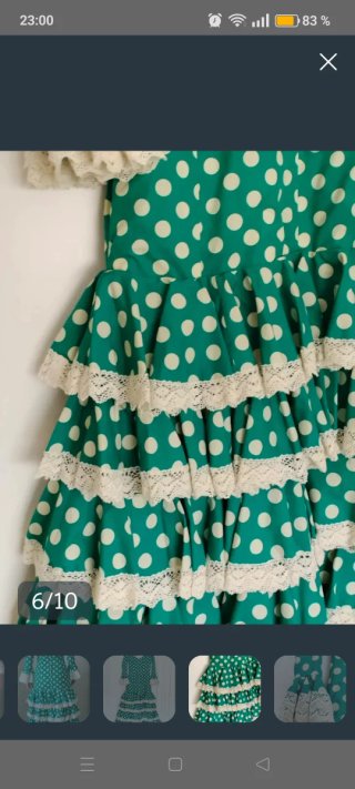 Traje de gitana con lunares