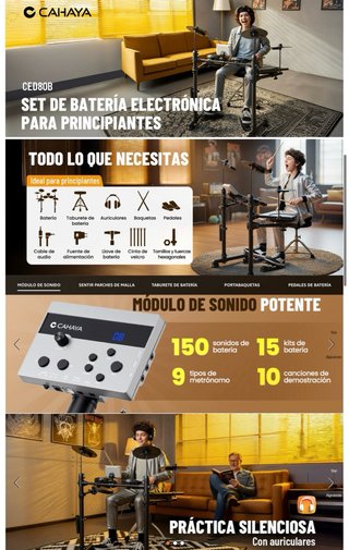 NUEVO! Batería Electrónica para Principiantes
