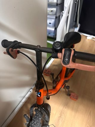 Bicicleta infantil naranja 12 pulgadas!