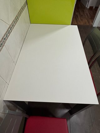 Mesa cocina extensible cerámica y 4 sillas