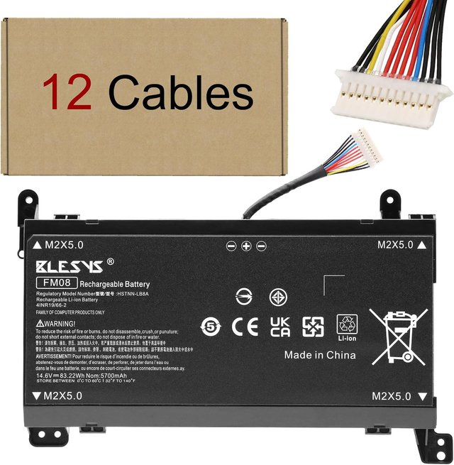 Batteria BLESYS 12Pines FM08 HP Omen 17-an0xx 14,6v