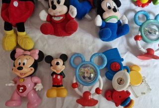 Lote Juguetes Bebé Disney Mickey Minnie