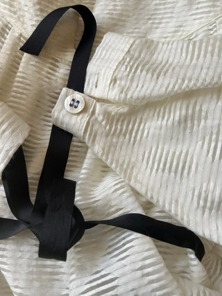 Camisa Roberto Verino blanca y negra