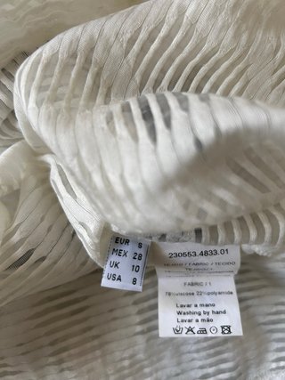 Camisa Roberto Verino blanca y negra