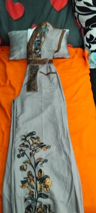 Mono gris plata y marrón Talla XL