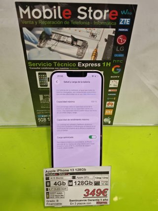 Apple iPhone 13 128GB Rosa Seminuevo